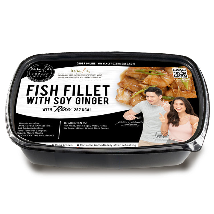 Fish Fillet with Soy Ginger Rice Meal Kitchen City Frozen Meals