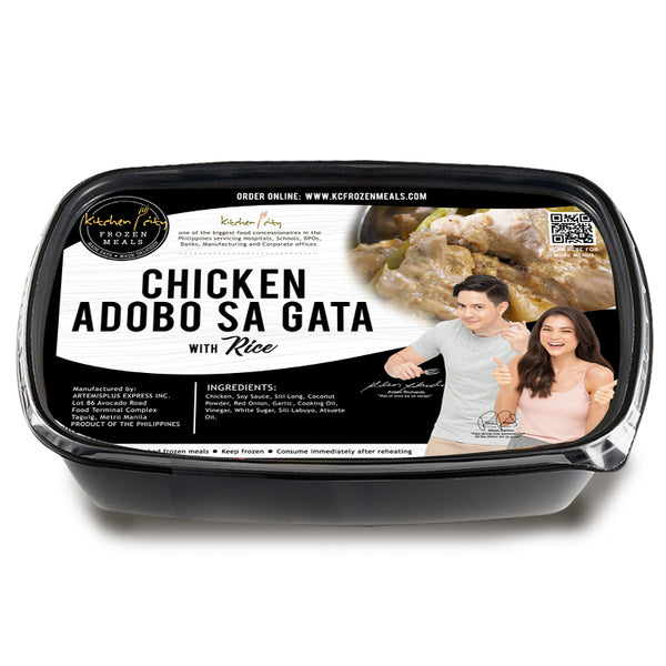Chicken Adobo sa Gata Rice Meal