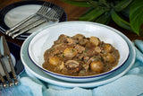 Roast Beef with Mushroom Gravy & Rosemary Marble Potato