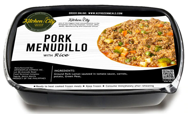 Pork Menudillo Rice Meal